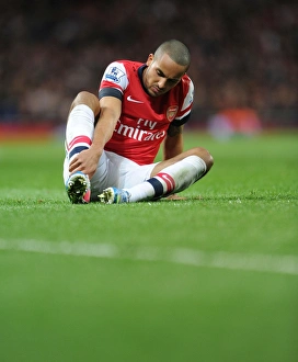 Arsenal V Everton 2012-13 Prints: Theo Walcott in Action: Arsenal vs. Everton, Premier League 2012-13