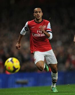 Images Dated 23rd December 2013: Theo Walcott in Action: Arsenal vs. Chelsea, Premier League 2013-14