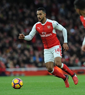 Arsenal V AFC Bournemouth 2016/17 Prints: Theo Walcott in Action: Arsenal vs AFC Bournemouth, Premier League 2016/17