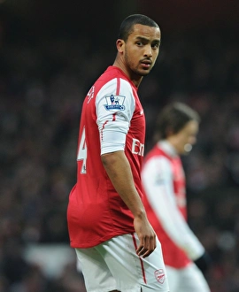 Budweiser Prints: Theo Walcott in Action: Arsenal vs Aston Villa, FA Cup 2011-12