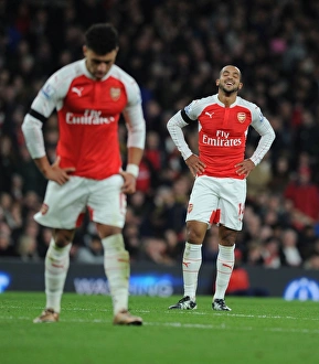 Arsenal V Bournemouth 2015-16 Prints: Theo Walcott in Action: Arsenal vs Bournemouth, Premier League 2015-16