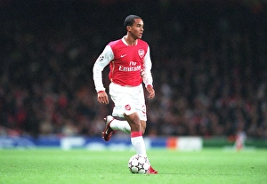 Theo Walcott in Action: Arsenal vs CSKA Moscow, UEFA Champions League, Group G (0:0), Emirates Stadium, London, 1/11/06