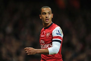 Arsenal V Fulham 2012-13 Prints: Theo Walcott in Action: Arsenal vs Fulham, Premier League 2012-13