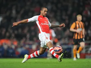 Arsenal V Hull City 2014-15 - FA Cup Prints: Theo Walcott in Action: Arsenal vs Hull City, FA Cup 2014-15