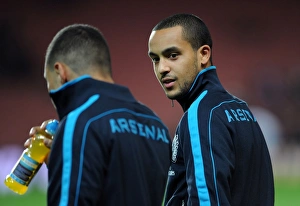 Arsenal V Leeds United FA Cup 2011-12 Prints: Theo Walcott in Action: Arsenal vs Leeds United, FA Cup 2011-12