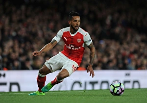 Theo Walcott in Action: Arsenal vs Leicester City, Premier League 2016-17