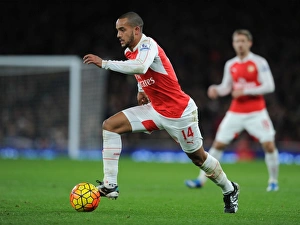Theo Walcott in Action: Arsenal vs Manchester City, Premier League 2015-16