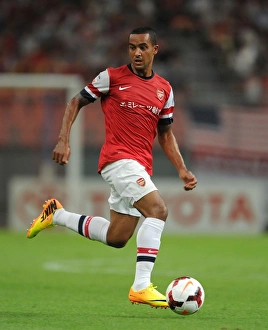Nagoya Grampus V Arsenal 2013-14 Prints: Theo Walcott in Action: Arsenal vs Nagoya Grampus, 2013 (Japan)