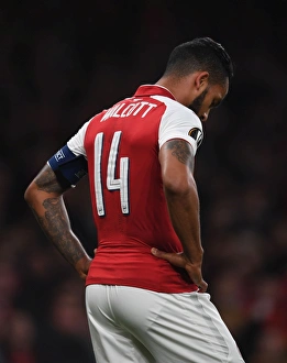 Arsenal V Red Star Belgrade 2017-18 Prints: Theo Walcott in Action: Arsenal vs Red Star Belgrade, Europa League 2017