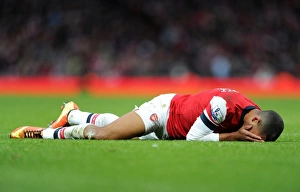 Arsenal V Stoke City 2012-13 Prints: Theo Walcott in Action: Arsenal vs Stoke City, Premier League 2012-13