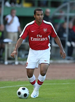 Szombathely V Arsenal 2008-09 Prints: Theo Walcott in Action: Arsenal vs Szombathely, 2008