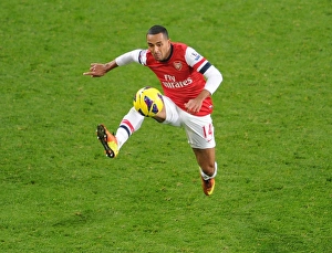 Theo Walcott in Action: Arsenal vs West Ham United, Premier League 2012-13
