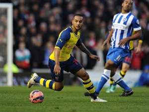 Theo Walcott in Action: Arsenal's Star Forward vs. Brighton & Hove Albion, FA Cup 2014/15