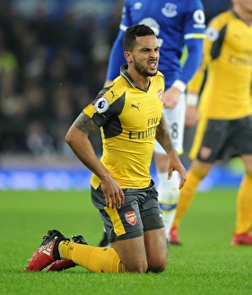 Theo Walcott in Action: Everton vs Arsenal, Premier League 2016-17