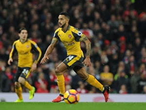 Manchester City V Arsenal 2016-17 Prints: Theo Walcott in Action: Manchester City vs. Arsenal, Premier League 2016-17