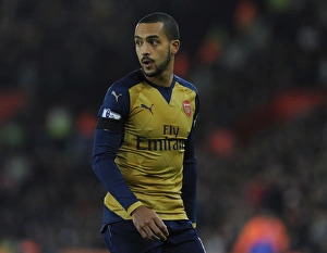 Southampton V Arsenal 2015-16 Prints: Theo Walcott in Action: Southampton vs. Arsenal, Premier League 2015-16