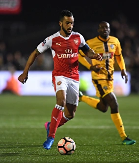 Theo Walcott in Action: Sutton United vs. Arsenal - Emirates FA Cup Fifth Round