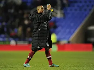 Reading V Arsenal 2012-13 Prints: Theo Walcott Applauding Arsenal Fans: Reading vs Arsenal, Premier League 2012-13