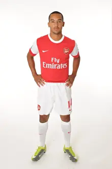 Theo Walcott at Arsenal 1st Team Photocall and Membersday, Emirates Stadium (2010)