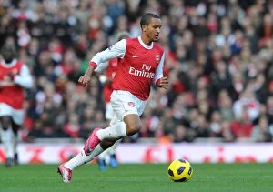Arsenal v Newcastle United 2010-11 Collection: Theo Walcott (Arsenal). Arsenal 0: 1 Newcastle United, Barclays Premier League