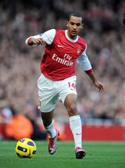 Arsenal v Newcastle United 2010-11 Collection: Theo Walcott (Arsenal). Arsenal 0: 1 Newcastle United, Barclays Premier League