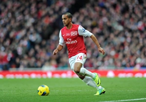 Arsenal v Everton 2011-12 Gallery: Theo Walcott (Arsenal). Arsenal 1: 0 Everton. Barclays Premier League