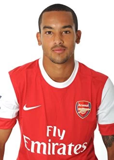1st Team Player Images 2010-11 Collection: Theo Walcott (Arsenal). Arsenal 1st team Photocall and Membersday. Emirates Stadium