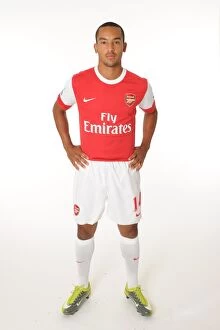 1st Team Player Images 2010-11 Collection: Theo Walcott (Arsenal). Arsenal 1st team Photocall and Membersday. Emirates Stadium