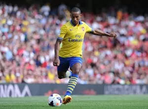 Images Dated 3rd August 2013: Theo Walcott (Arsenal). Arsenal 2: 2 Napoli. Emirates Cup Day One. Emirates Stadium, 3 / 8 / 13