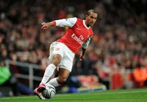 Images Dated 30th November 2010: Theo Walcott (Arsenal). Arsenal 2: 0 Wigan Athletic. Carling Cup, Quarter Final