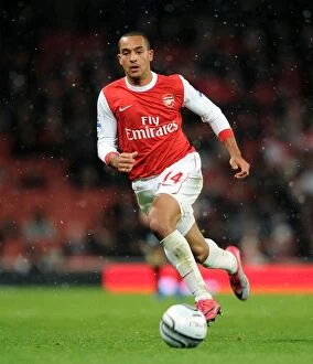 Arsenal v Wigan Athletic - Carlin Cup 2010-11 Collection: Theo Walcott (Arsenal). Arsenal 2: 0 Wigan Athletic. Carling Cup, Quarter Final