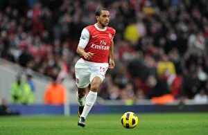 Images Dated 22nd January 2011: Theo Walcott (Arsenal). Arsenal 3: 0 Wigan Athletic. Barclays Premier League