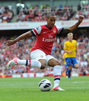 Arsenal V Southampton 2012:13 Prints: Theo Walcott (Arsenal). Arsenal 6: 1 Southampton. Barclays Premier League