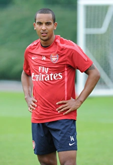 Images Dated 7th July 2010: Theo Walcott (Arsenal). Arsenal Training Ground, London Colney, Hertfordshire, 7 / 7 / 2010