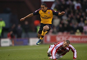Theo Walcott (Arsenal) Danny Higginbotham (Stoke)