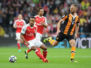 Theo Walcott (Arsenal) David Meyler (Hull). Hull City 1:4 Arsenal. Premier League Theo Walcott (Arsenal) David Meyler (Hull). Hull City 1:4 Arsenal. Premier League