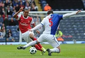 Theo Walcott (Arsenal) Gael Givet (Blackburn). Blackburn Rovers 1: 2 Arsenal