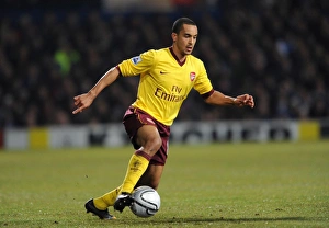 Ipswich Town V Arsenal Carling Cup 2010-11 Prints: Theo Walcott (Arsenal). Ipswich Town 1: 0 Arsenal. Carling Cup Semi Final 1st Leg