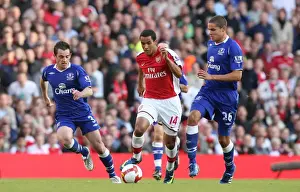 Theo Walcott (Arsenal) Jack Rodwell and Leighton Baines (Everton)