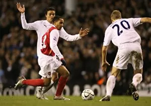 Theo Walcott (Arsenal) Jermaine Jenas and Michael Dawson (Tottenham)