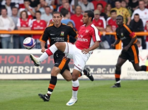 Barnet V Arsenal 2008-09 Prints: Theo Walcott (Arsenal) Joe Devera (Barnet)