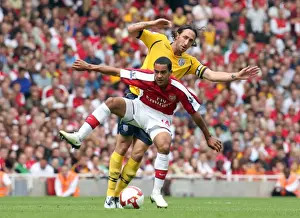 Theo Walcott (Arsenal) Jonathan Greening (West Brom)