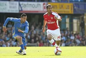 Theo Walcott (Arsenal) Nadir Belhadj (Portsmouth)