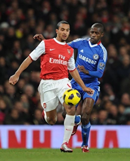Images Dated 27th December 2010: Theo Walcott (Arsenal) Ramires (Chelsea). Arsenal 3: 1 Chelsea. Barclays Premier League