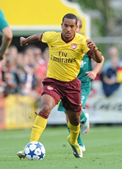 SC Neusiedl V Arsenal Prints: Theo Walcott (Arsenal). SC Neusiedl 0: 4 Arsenal, Sportzentrum Neusiedl