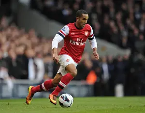Tottenham Hotspur V Arsenal 2012-13 Prints: Theo Walcott (Arsenal). Tottenham Hotspur 2: 1 Arsenal