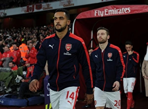 Arsenal V Stoke City 2016-17 Prints: Theo Walcott - Arsenal vs Stoke City, Premier League 2016-17