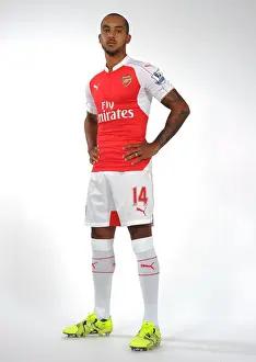Arsenal 1st Team Photocall 2015-16 Prints: Theo Walcott at Arsenal's 2015-16 First Team Photocall