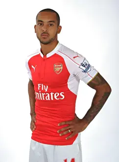 Arsenal 1st Team Photocall 2015-16 Prints: Theo Walcott at Arsenal's 2015-16 First Team Photocall