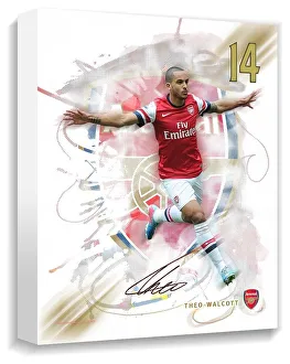 Images Dated 19th November 2013: Theo Walcott Canvas